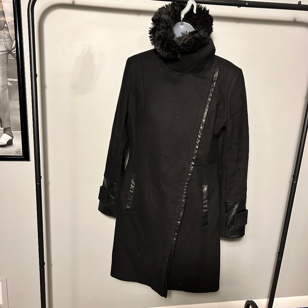 Via Spiga, long wool coat size 6